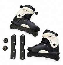 Remz OS4 Aggressive Skates Black & White Edition Rare Size 10 - free frames