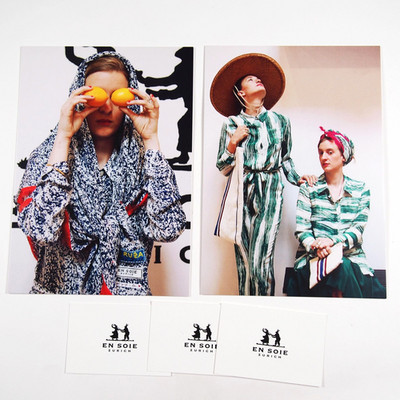 En Soie Zurich Collection D'Ete 2013 Fashion Postcards Set Summer 2013 Lookbook