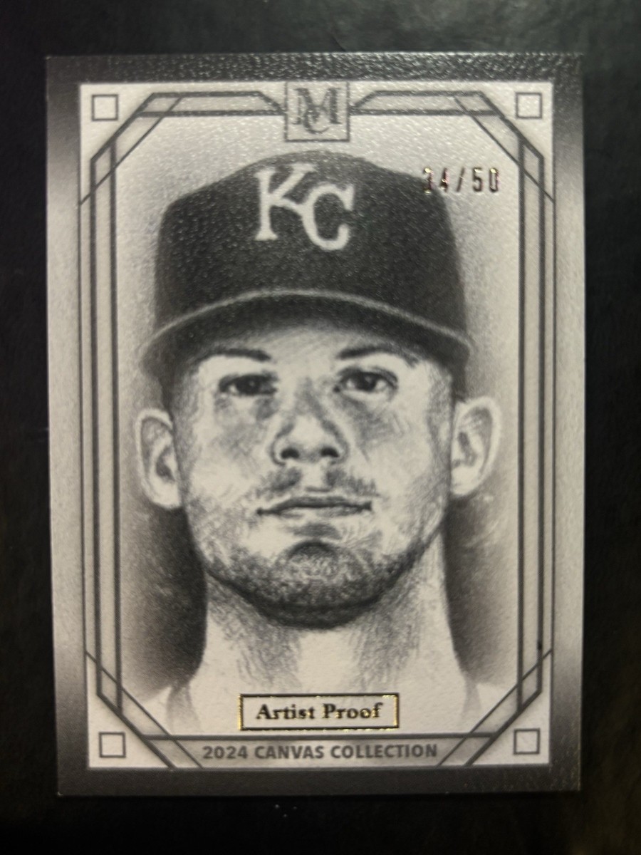 2024 Topps Museum Bobby Witt Jr Artist Proof Canvas Collection 34 