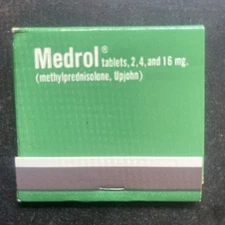 Vintage Matchbook Medrol  Upjohn Advertisement Pharmaceutical  Promo  Drug Rep