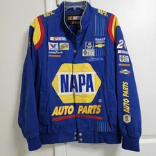 Chase Elliott #24 Nascar JH Design Men's Denim Uniform Jacket Napa SZ Small **