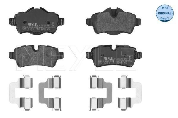 MEYLE 025 242 8917 BRAKE PAD SET DISC BRAKE Rear