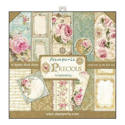 SBBL24 Papierblock 10 Blätter doppelseitigEdles Geschenk, Papier, Mehrfarbig,...