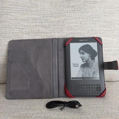 Amazon Kindle Keyboard 3rd Gen D00901, Tested And Working