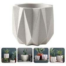 Image of Pot Cement Flowerpot Outdoor Pots Indoor Decorative