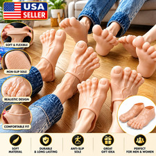 Funny Bigfoot Foot Slippers for Men Women Novelty Monster Sandals 27cm USA