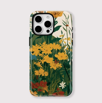 Gelbe Blüte Garten Natur Kunst iPhone 17 16 15 14 13 12 11 Pro Max Hülle