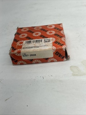 FAG 6207-2RSR DEEP GROOVE BALL BEARING, RUBBER SEALED 35x72x17 mm
