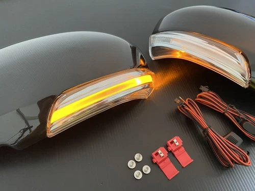 For TOYOTA VENZA 2009-2012 LED door mirror cover turn signal light-unpainted