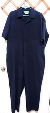 Vintage RUGGED OUTDOORS Mens coverall jumpsuit short sleeve lightweight blue L