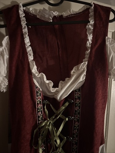 Bavarian Bar Maid & Zombie Adult Women Sexy Halloween Outfit Size Large 10-12/14 - Picture 10 of 21