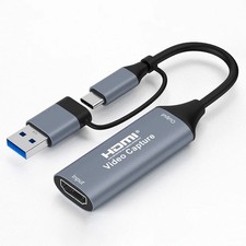 HDMI to USB Video Capture Card 1080P Recorder Phone Game Video Live Streaming US