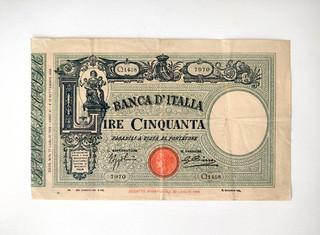 50 LIRE BARBETTI MATRICE 17 07 1933 BB