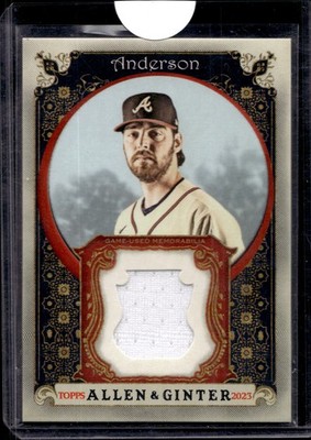2023 Allen & Ginter Dansby Swanson Allen & Ginter Relics Series B