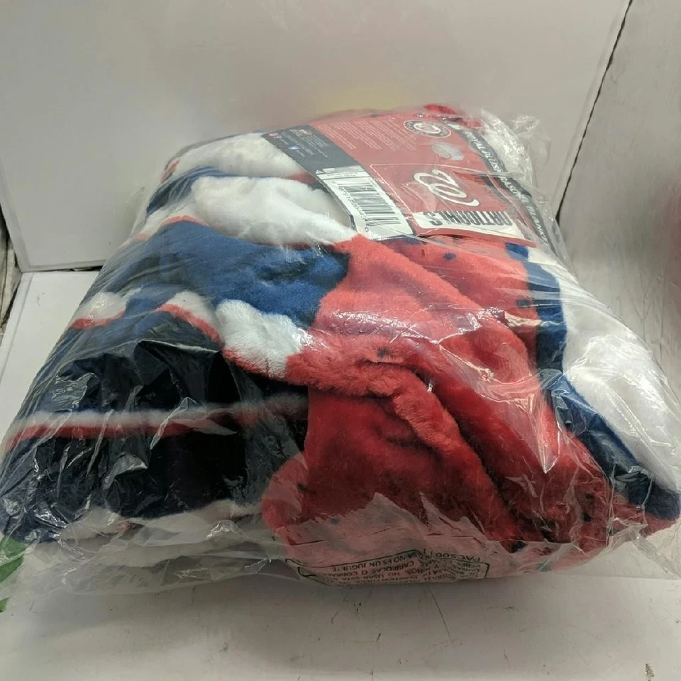 The Northwest Company MLB Washington Nationals Strike 60x80 Raschel Throw Foto 4 de 4