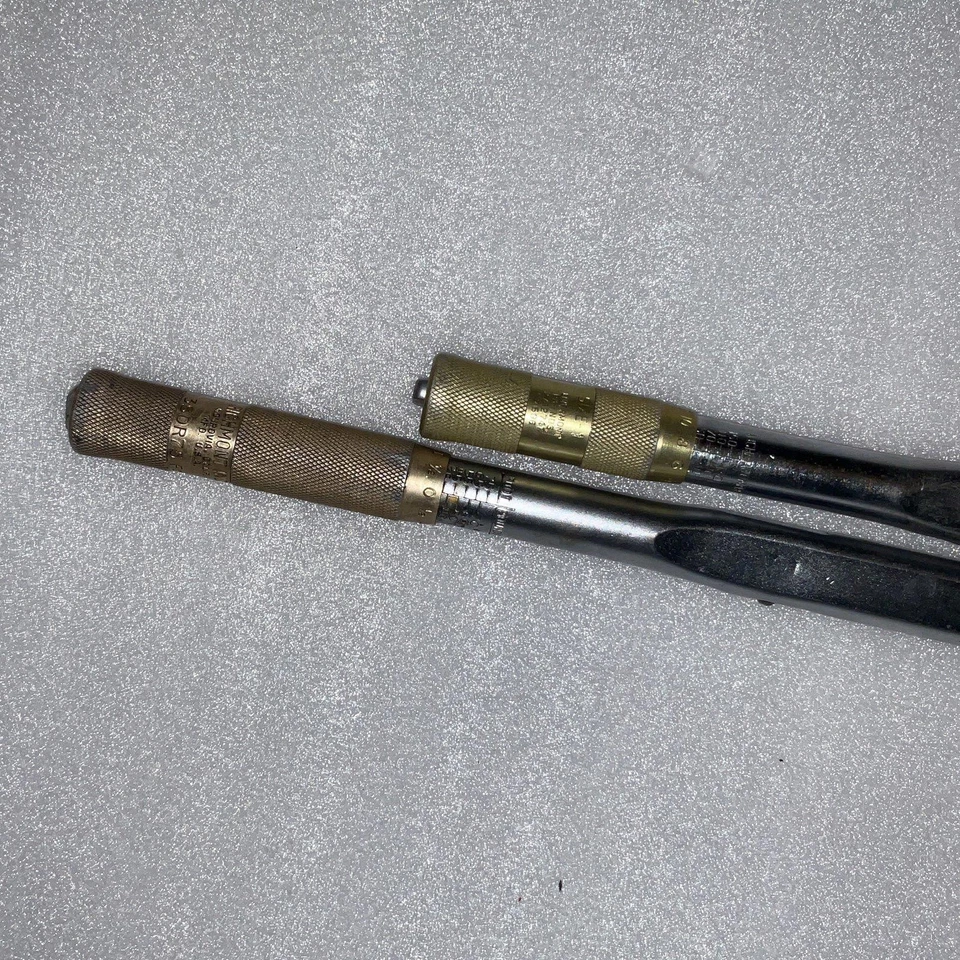 Vintage Sturtevant Richmont 3SDR75 & 2SDR150 Micrometer Torque Wrench Pair - Image 3 of 4