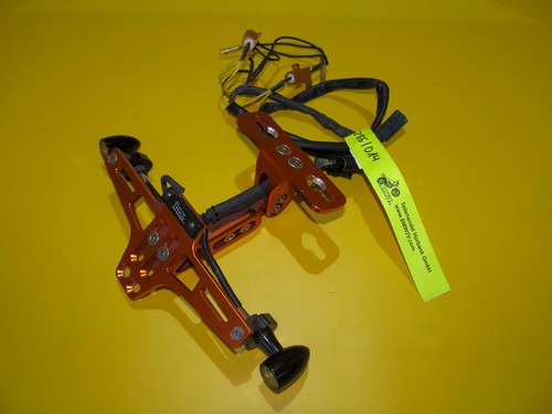 BMW R100R R80R License Plate Holder with LED Indicator Adjustable Aluminum