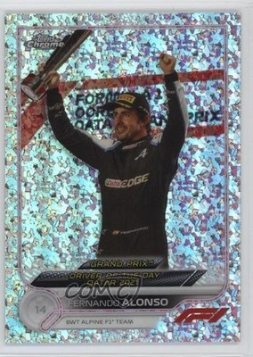 2022 Topps Chrome Formula 1 Mini-Diamond Refractor 99/299 Fernando Alonso 0g3o