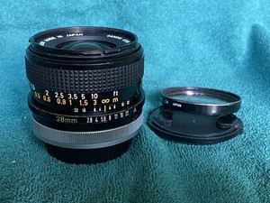 Canon AE-1/New FD 28mm 1:2.8 (ジャンク品） Canon Ae-1 28mm Lens | eBay