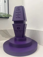 Omega Psi Phi Founders Monument 3D Print Replica, Royal Purple, 10in Height