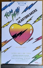 “Tom Petty And The Heartbreakers” 1980 Merriweather Post Pavilion Concert Poster