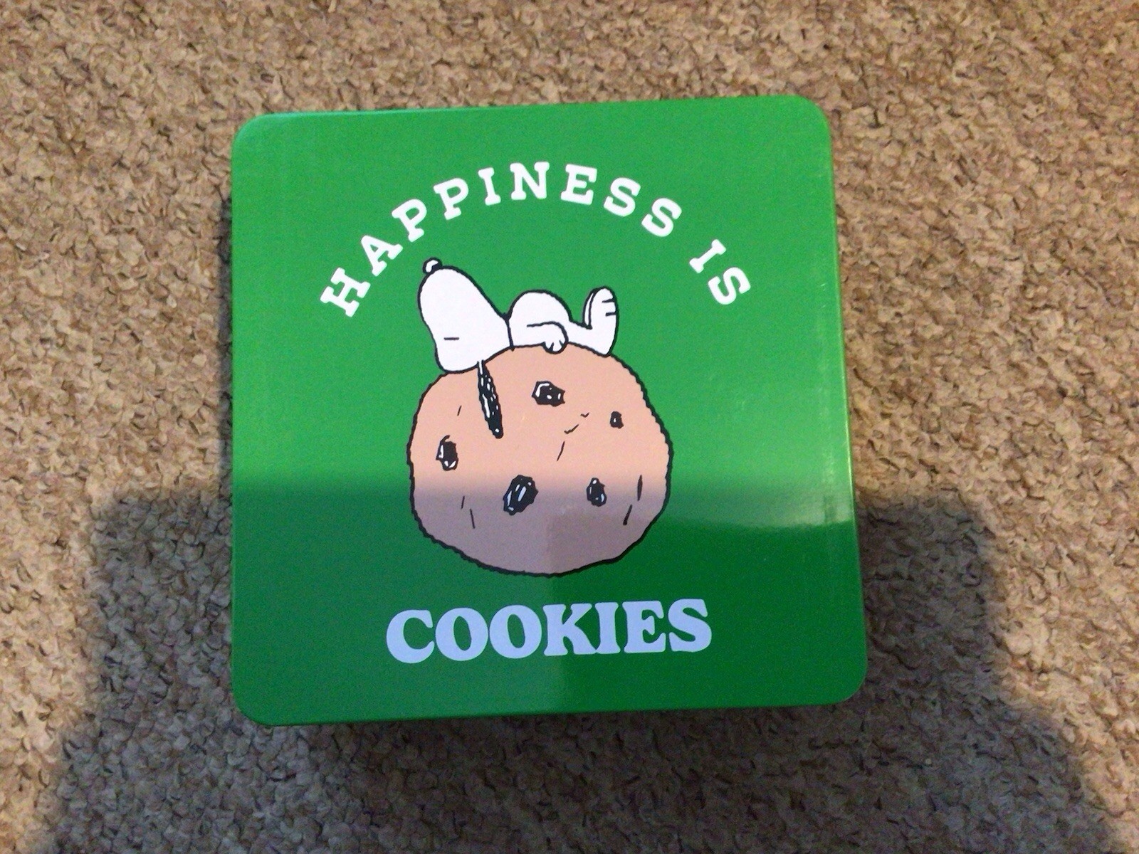 Peanuts Snoopy Chocolate Chip Cookies Biscuits Gift Tin Collectable Gift