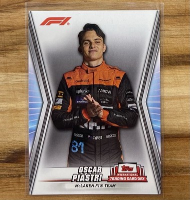 2023 Topps Formula 1 Oscar Piastri RC International Trading Card Day #NTCD-F3 F1