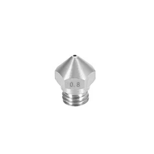 0.8mm 3D Printer Nozzle, Fit for MK10, for 1.75mm Filament Stainless Steel 1pcs