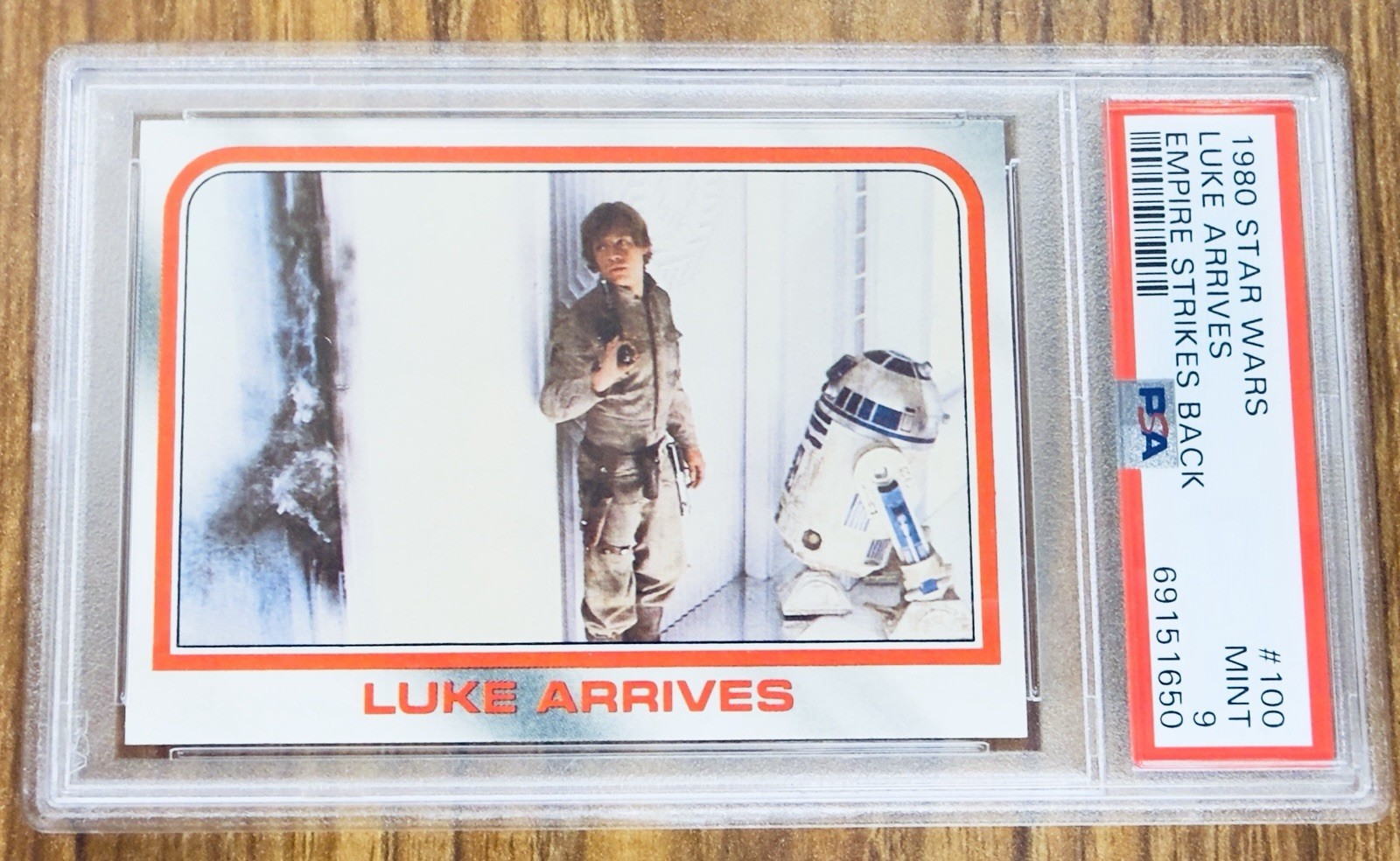 1980 Topps Star Wars Empire Strikes Back #100 Luke Skywalker Arrives PSA 9 MINT