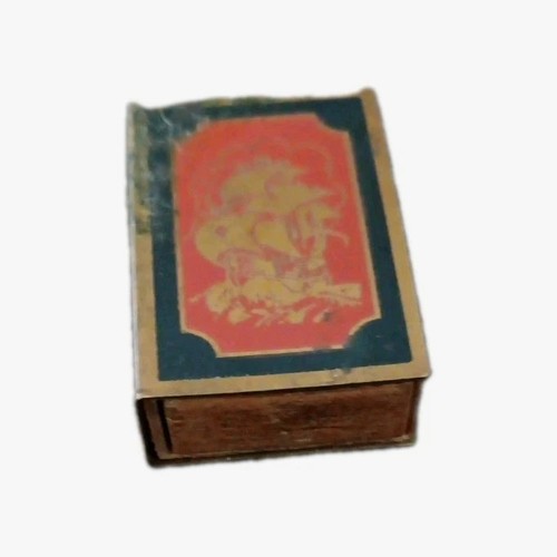 Vintage Metal Wood Match Box Holder Case Ship Harrisburg Souvenir 2 Sided - Picture 10 of 11