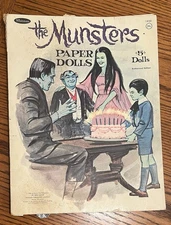 Vintage 1966 Whitman The Munsters Paper Doll Book 