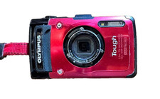 Olympus Stylus Tough TG-2 Red Waterproof Shockproof GPS Digital Camera Tested