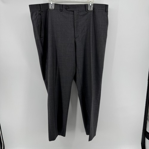 Lauren Ralph Lauren, Lauren Ralph Lauren Mens 42x30 Gray 100% Wool Dress Pants Flat Front Trousers
