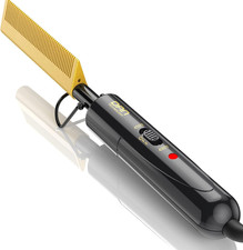 Hot Comb Electric for Wigs,450  Small Hot Comb for Edges,Low and High Temperature