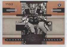 2008 Donruss Classics Classic Singles 493/1000 Gene Upshaw #CS-5 HOF 0a1
