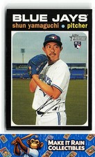 Shun Yamaguchi 2020 Topps Heritage #549 Toronto Blue Jays Rookie RC