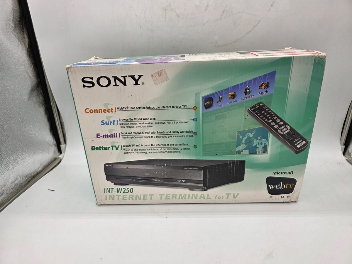 Sony INT-W250 Microsoft WebTV Plus Web Surfing Internet Terminal