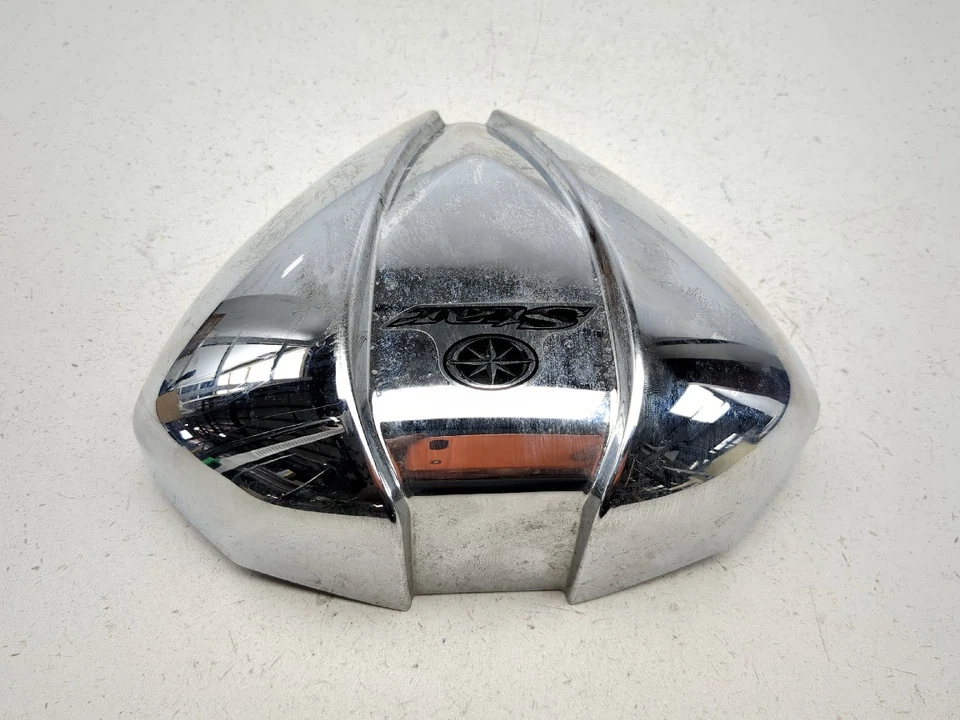 08-17 Yamaha Raider XV1900 CU Cubierta de filtro de aire cromada Foto 3 de 4