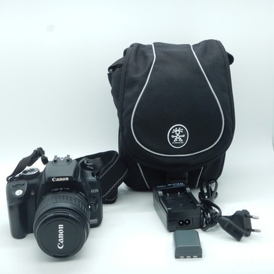Canon EOS 350D + EF-S 18-55mm II SLR Spigelreflex Kamera Digitalkamera - Schwarz