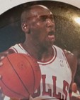 Vintage Michael Jordan Button Pin Jump Inc Tongue Out Printed Signature 3" Bulls — photo 8