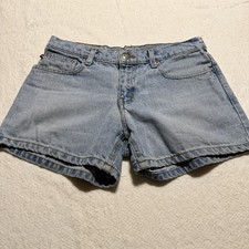 Vtg Ralph Lauren Polo Jeans 4  Saturday Short blue sz 4 distressed denim shorts