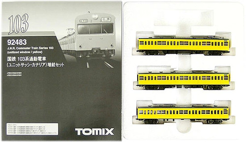 Tren de cercanías serie NGauge TOMIX 92483 JNR 103 (faja de unidad, amarillo canario) | Condition: Used