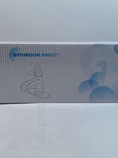 Single Hole Single-Handle Waterfall Bathroom Faucet with Drain Assembly