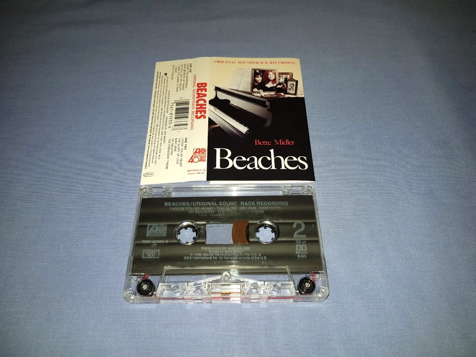 BETTE MIDLER BEACHES ORIGINAL SOUNDTRACK CASSETTE TAPE ALBUM - Image 2 of 2