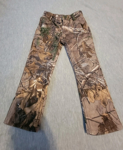 Carhartt Youth Boys Toddler Size 4T Brown Realtree Camo Fleece Lined