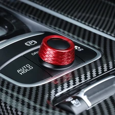 For Kia Stinger 18-23 Aluminum Console Gear Shift Drive Model Control Knob Cover
