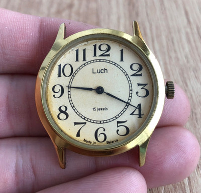 Uhr Luch Armbanduhr UdSSR SSSR Sowjetisch Vintage Selten