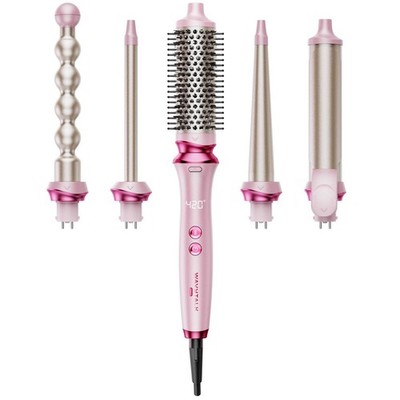 WAVYTALK HEATWAVE PRO 5-IN-1 CURLING WAND SET - ROSE PINK