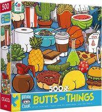 Ceaco - Brian Cook - Butts on Things - 500 Piece Jigsaw Puzzle