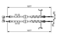 Bosch Seilzug, Feststellbremse 1 987 482 870 FüR Ford
